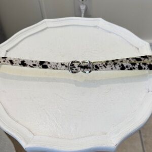 Faux Cow Hide Belt